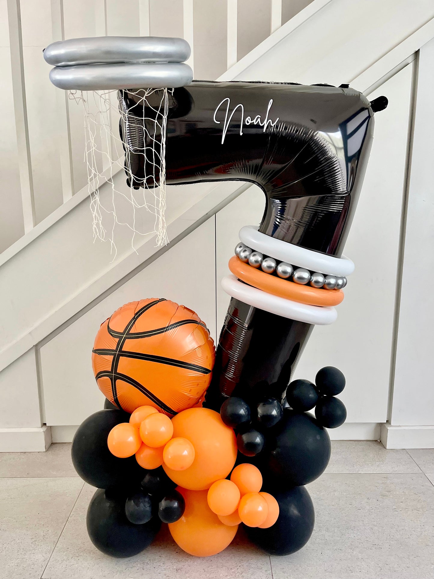 Number Balloon Stack