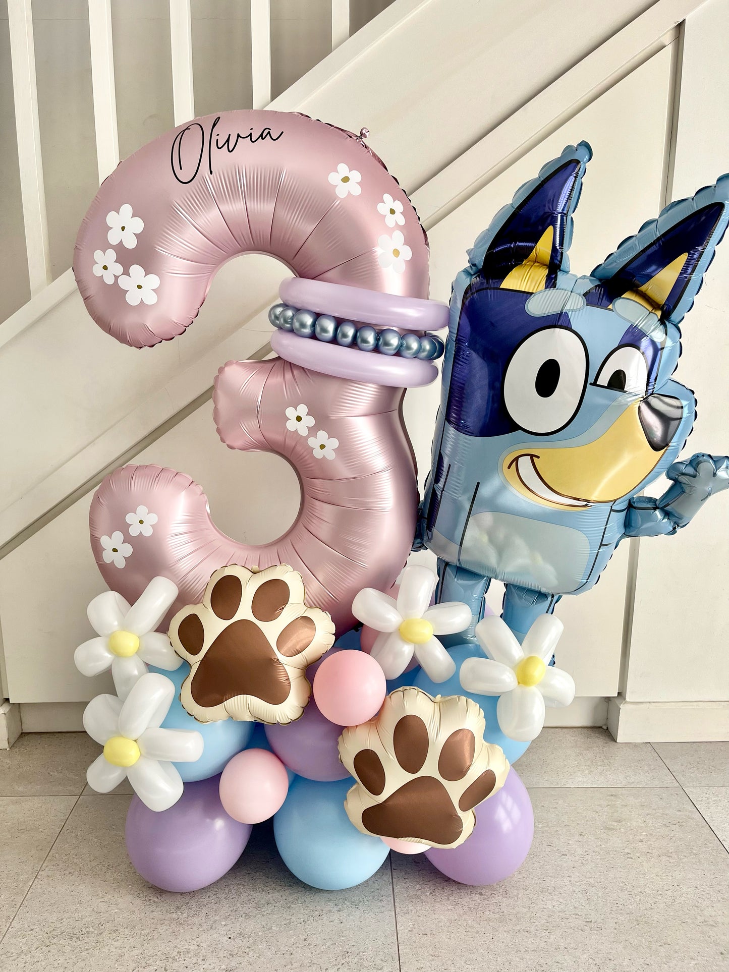 Number Balloon Stack