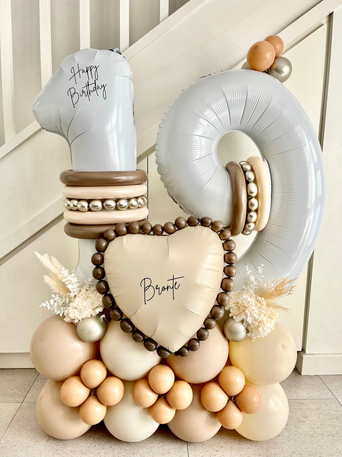 Number Balloon Stack