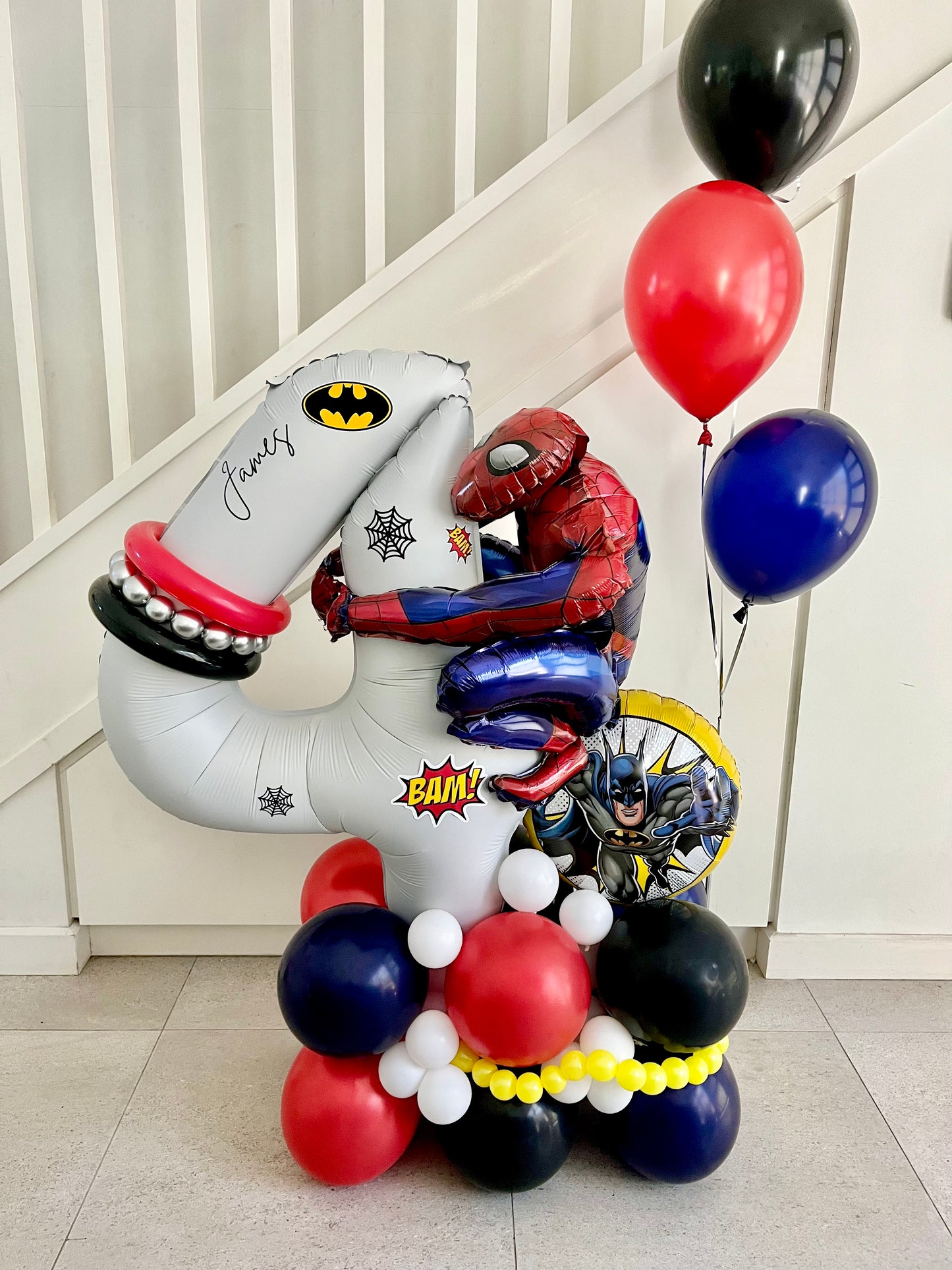 Number Balloon Stack