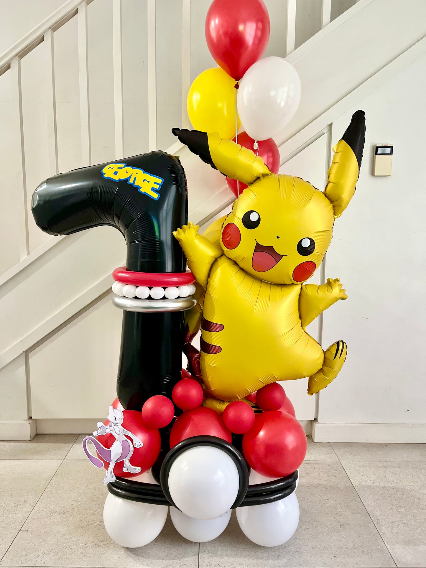 Number Balloon Stack