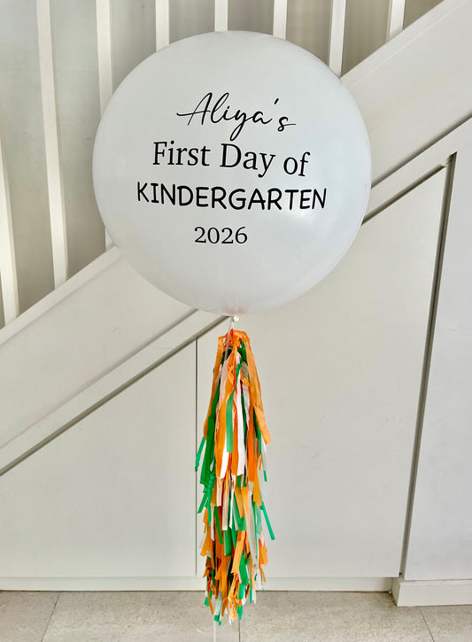 First Day of School Balloons